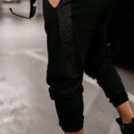 Spodnie dresowe męskie Forest Ola Voga czarne