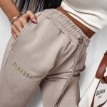 Spodnie jogger dresowe Herbie Ola Voga beżowe