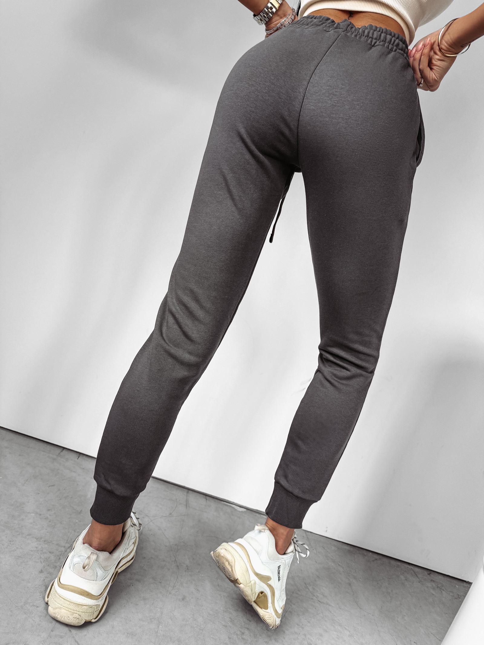 Spodnie jogger dresowe Herbie Ola Voga grafitowe