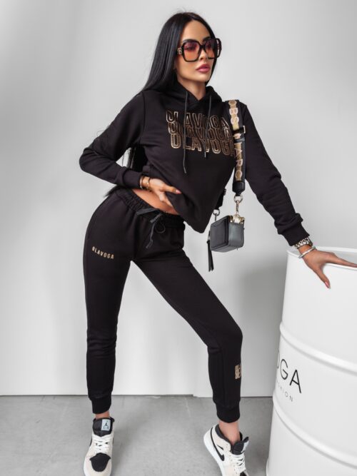 Spodnie jogger dresowe Herbie Ola Voga czarne