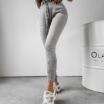 Spodnie dzianinowe Sachet Ola Voga szare