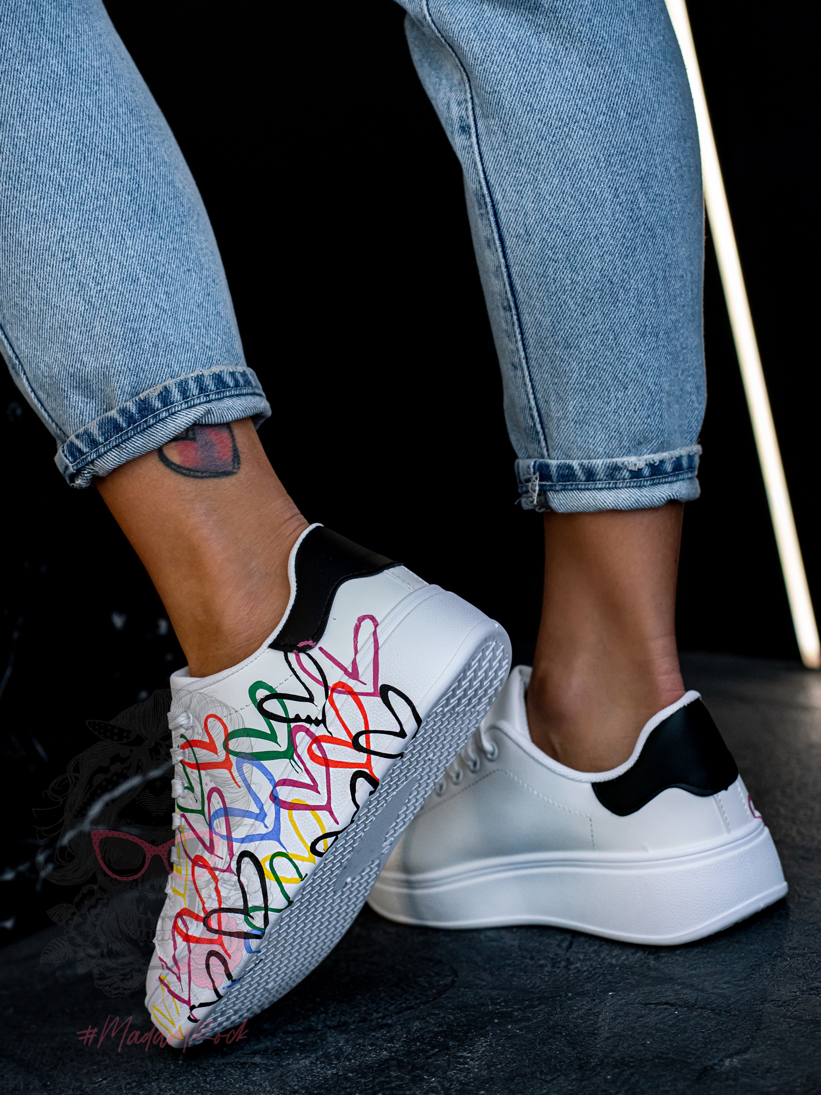 Buty sportowe Madam Timo białe