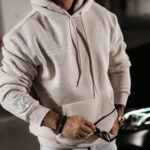 Bluza męska hoodie kangurka Eagle Ola Voga beżowa