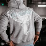 Bluza męska hoodie kangurka Eagle Ola Voga szara