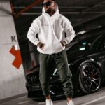 Bluza męska hoodie kangurka Eagle Ola Voga ecru