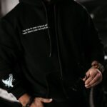 Bluza męska hoodie kangurka Eagle Ola Voga czarna