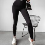 Legginsy z lampasem klasyczne AMG Ola Voga czarne