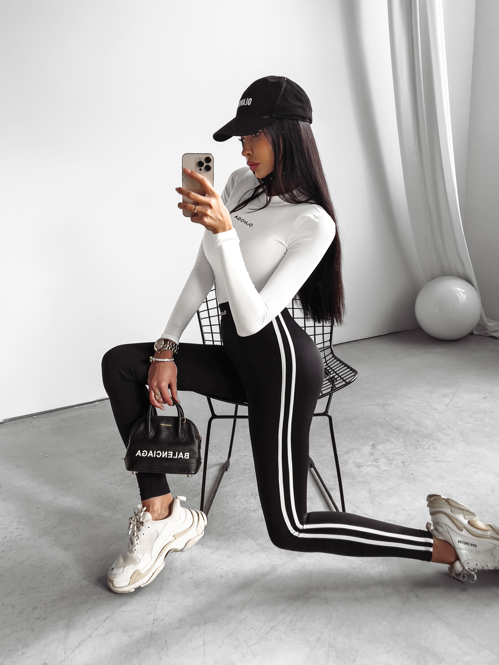 Bluzka BASIC gładka Jenny Ola Voga ecru