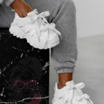 Buty sportowe na platformie Rock Totto białe