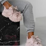 Buty sportowe na platformie Rock Totto pudrowe