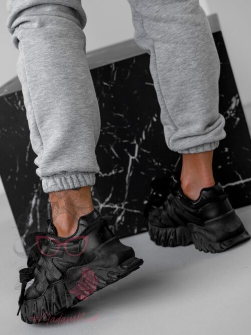 Buty sportowe na platformie Rock Totto czarne