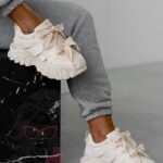 Buty sportowe na platformie Rock Totto beżowe