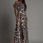 Komplet ze spódnicą maxi NB Daeno biały