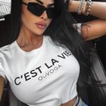 T-shirt klasyczny LAVIE Ola Voga biały