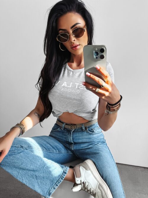 T-shirt klasyczny LAVIE OLAVOGA szary