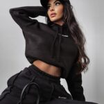 Bluza z kapturem Edlin Ola Voga czarna