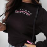 Bluza krótka Carnation Ola Voga czarna