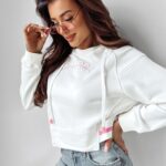 Bluza krótka Carnation Ola Voga ecru