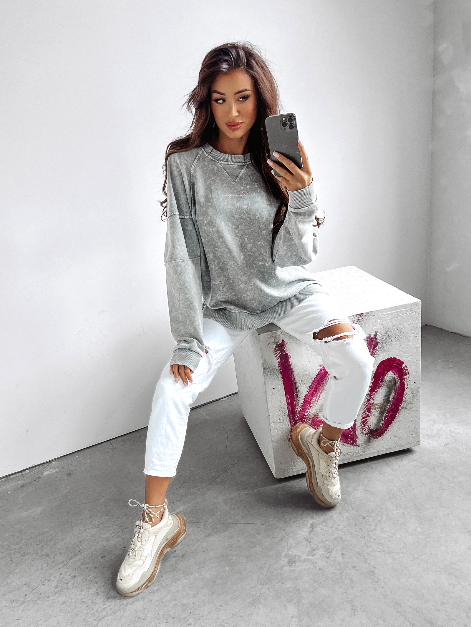 Bluza dekatyzowana Libra Ola Voga szara Bluza dekatyzowana Libra Ola Voga szara