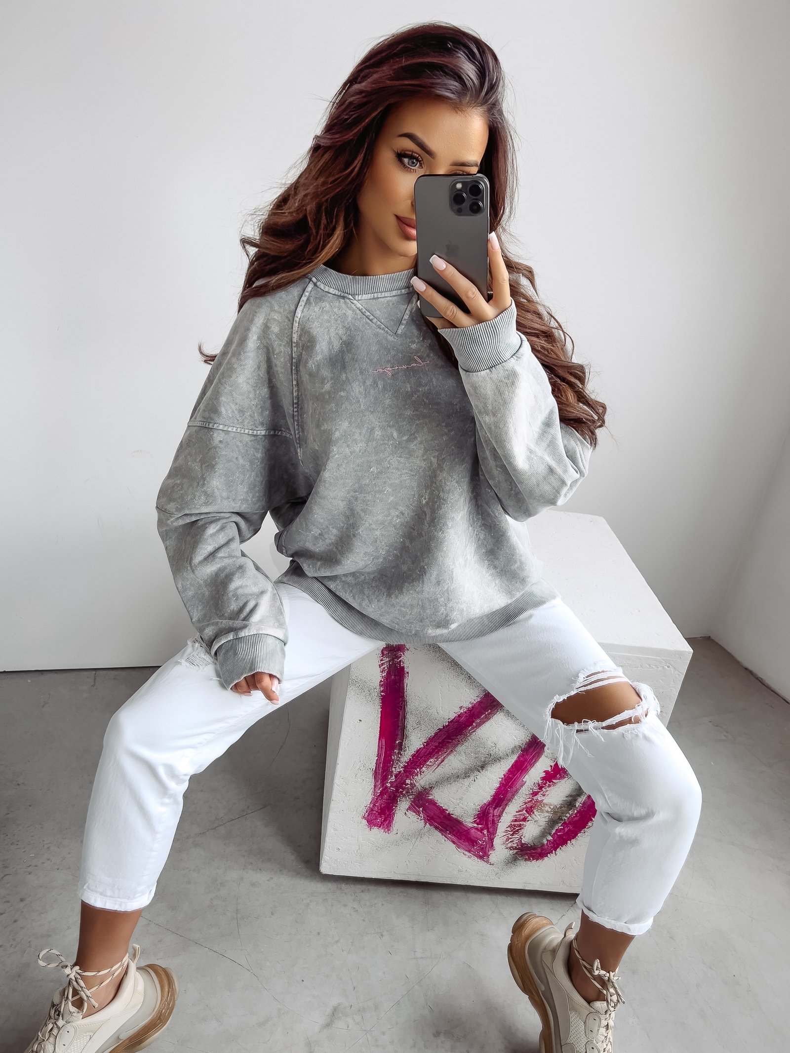 Bluza dekatyzowana Libra Ola Voga szara Bluza dekatyzowana Libra Ola Voga szara