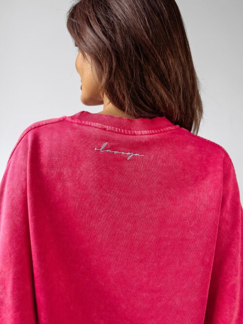 Bluza dekatyzowana LIBRA OLAVOGA neonowy róż