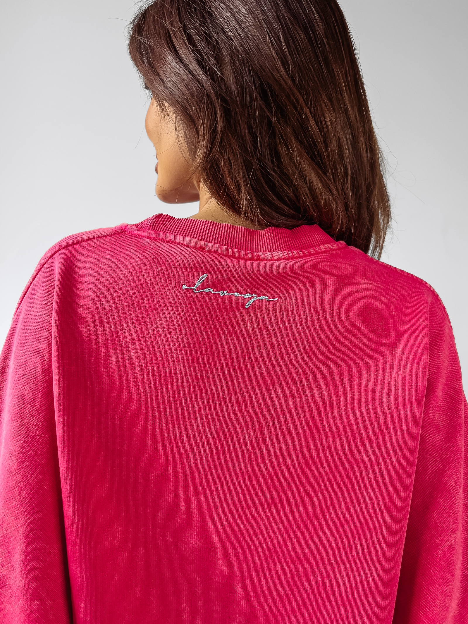 Bluza dekatyzowana LIBRA OLAVOGA neonowy róż