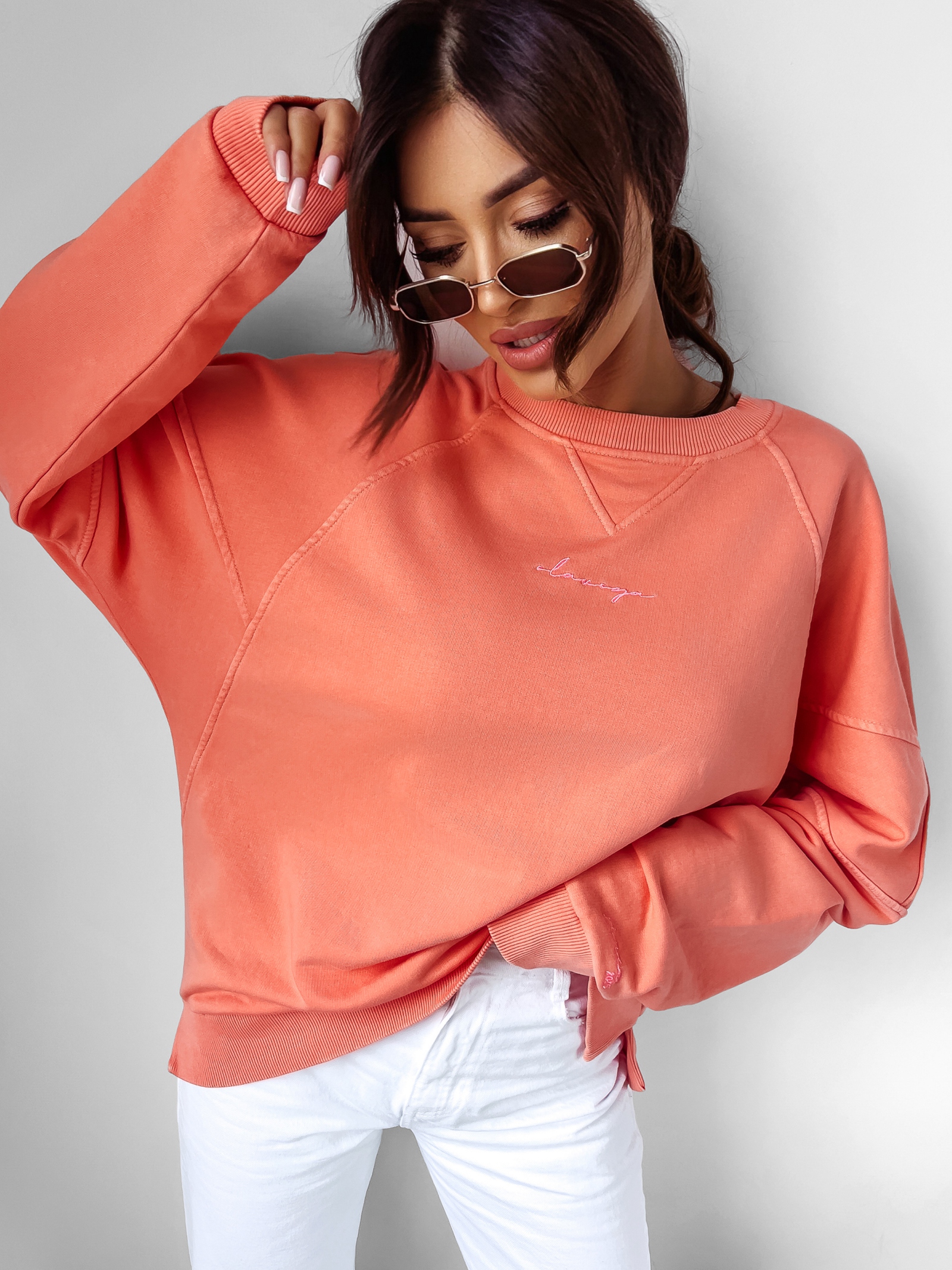 Bluza dekatyzowana Libra Ola Voga brzoskwiniowa Bluza dekatyzowana Libra Ola Voga brzoskwiniowa