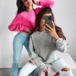 Bluza dekatyzowana Libra Ola Voga różowa