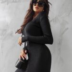 Sukienka sportowa midi Bonsie Ola Voga czarna