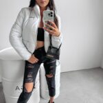 Kurtka pikowana Pushka Ola Voga j.szara