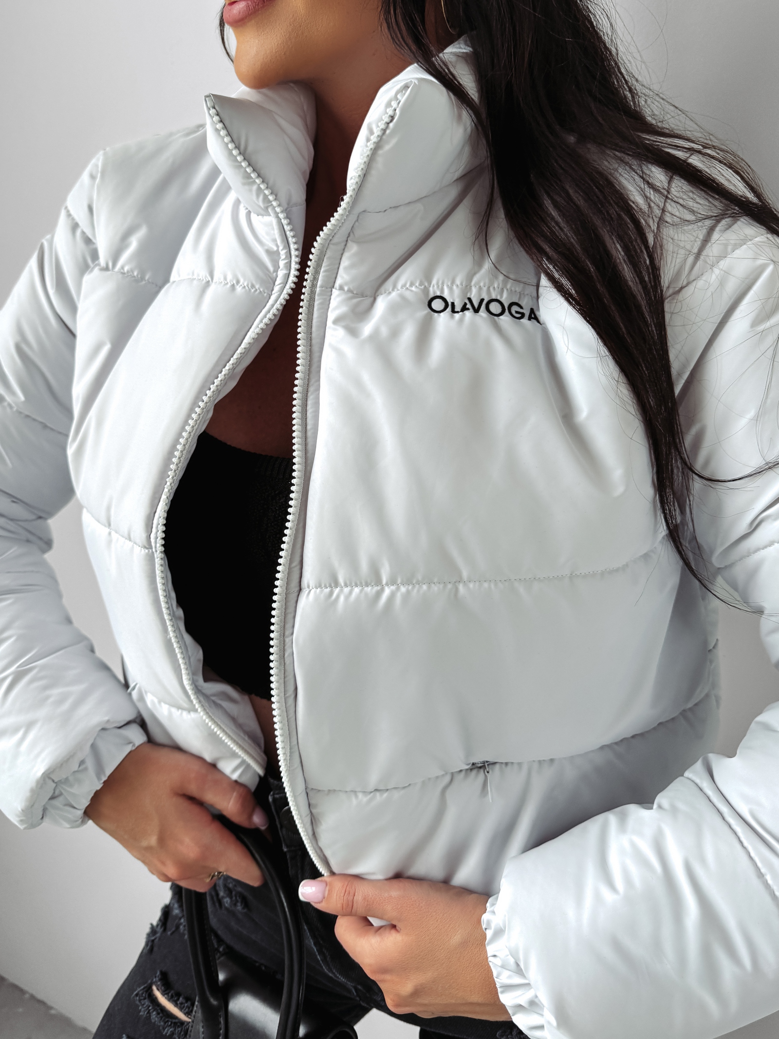 Kurtka pikowana Pushka Ola Voga j.szara