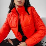 Kurtka pikowana Pushka Ola Voga koralowa