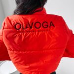 Kurtka pikowana Pushka Ola Voga koralowa