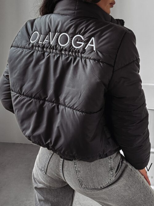 Kurtka pikowana Pushka Ola Voga czarna