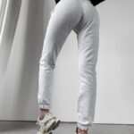 Spodnie z przeszyciami Japan Ola Voga szare