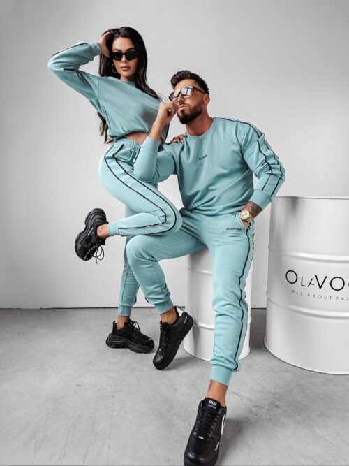 Komplet męski dresowy Matchy Men Ola Voga niebieski