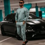 Komplet męski dresowy Matchy Men Ola Voga niebieski