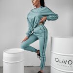 Komplet damski dresowy Matchy Ola Voga niebieski