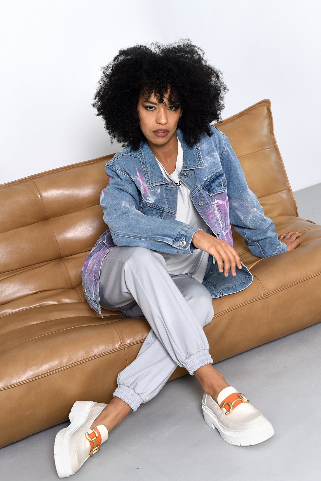 Katana jeansowa MC Freedom niebieska