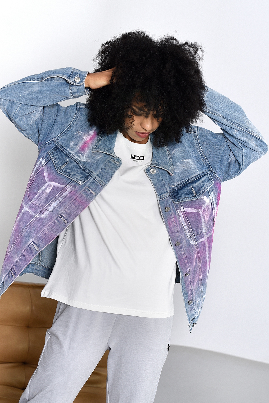 Katana jeansowa MC Freedom niebieska