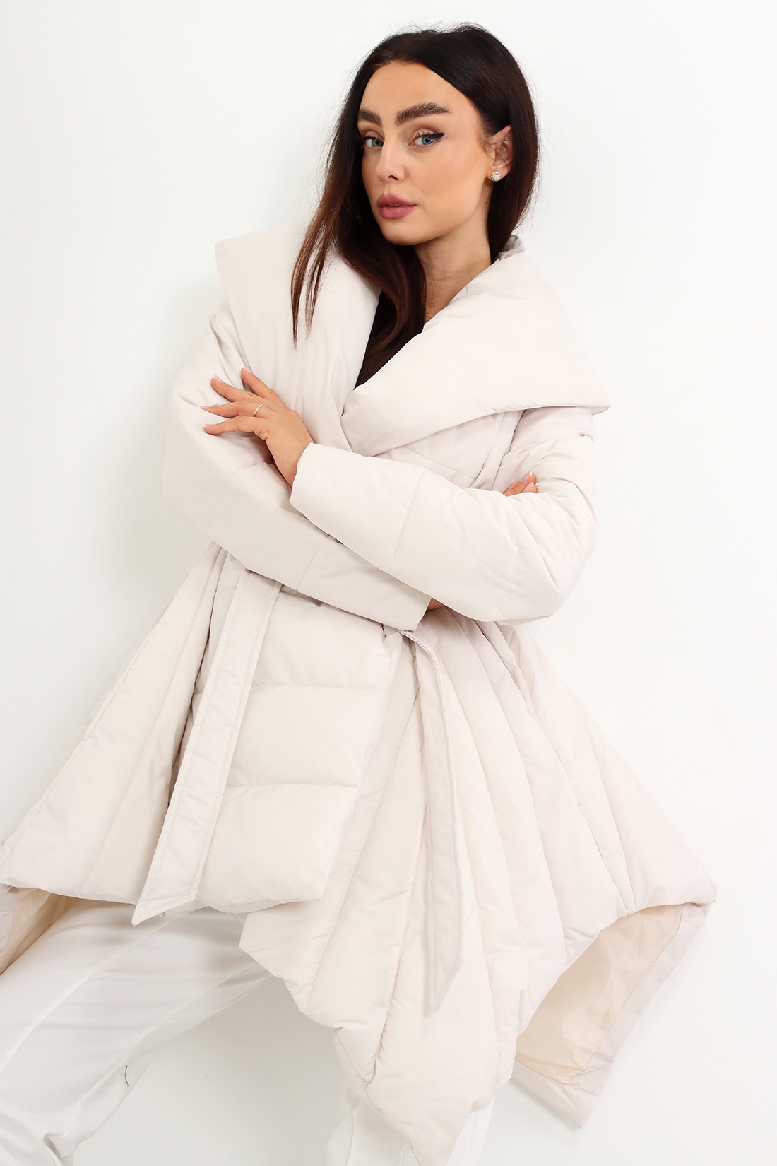 Kurtka puchowa MC CRAZY kremowa