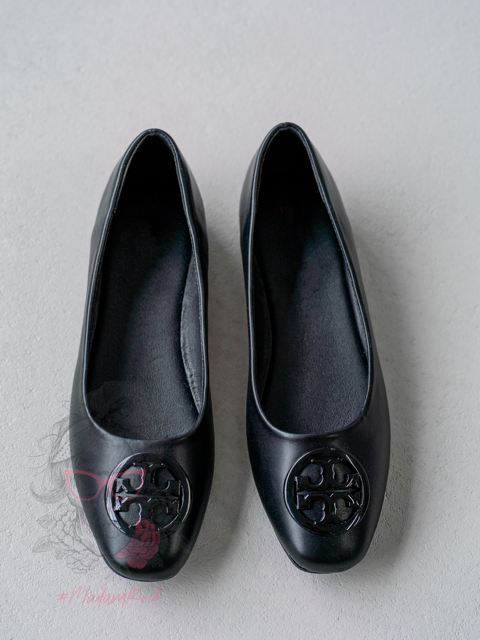 Balerinki damskie Rock TORRI czarne Balerinki damskie Rock TORRI czarne