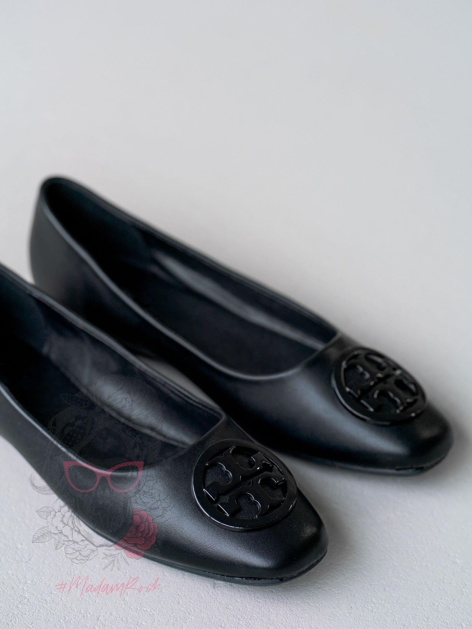 Balerinki damskie Rock TORRI czarne Balerinki damskie Rock TORRI czarne