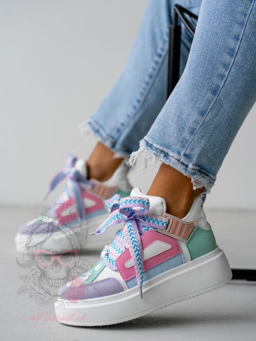 Sneakersy Madam GULIE pastelowy róż