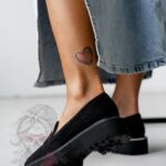 Mokasyny z cyrkoniami Madam Olio czarne