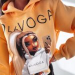 Bluza z kapturem Megan Ola Voga łososiowa