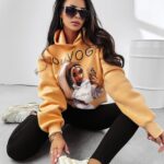 Bluza z kapturem Megan Ola Voga łososiowa