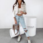 Kamizelka puchowa z kapturem BALI OLAVOGA beżowa