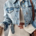 Kurtka/katana oversize jeansowa Korto Ola Voga j.niebieski