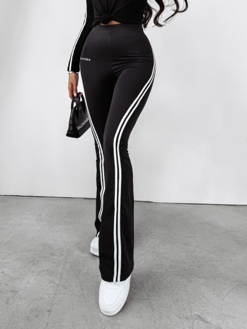 Legginsy z lampasem Cinto Ola Voga czarne